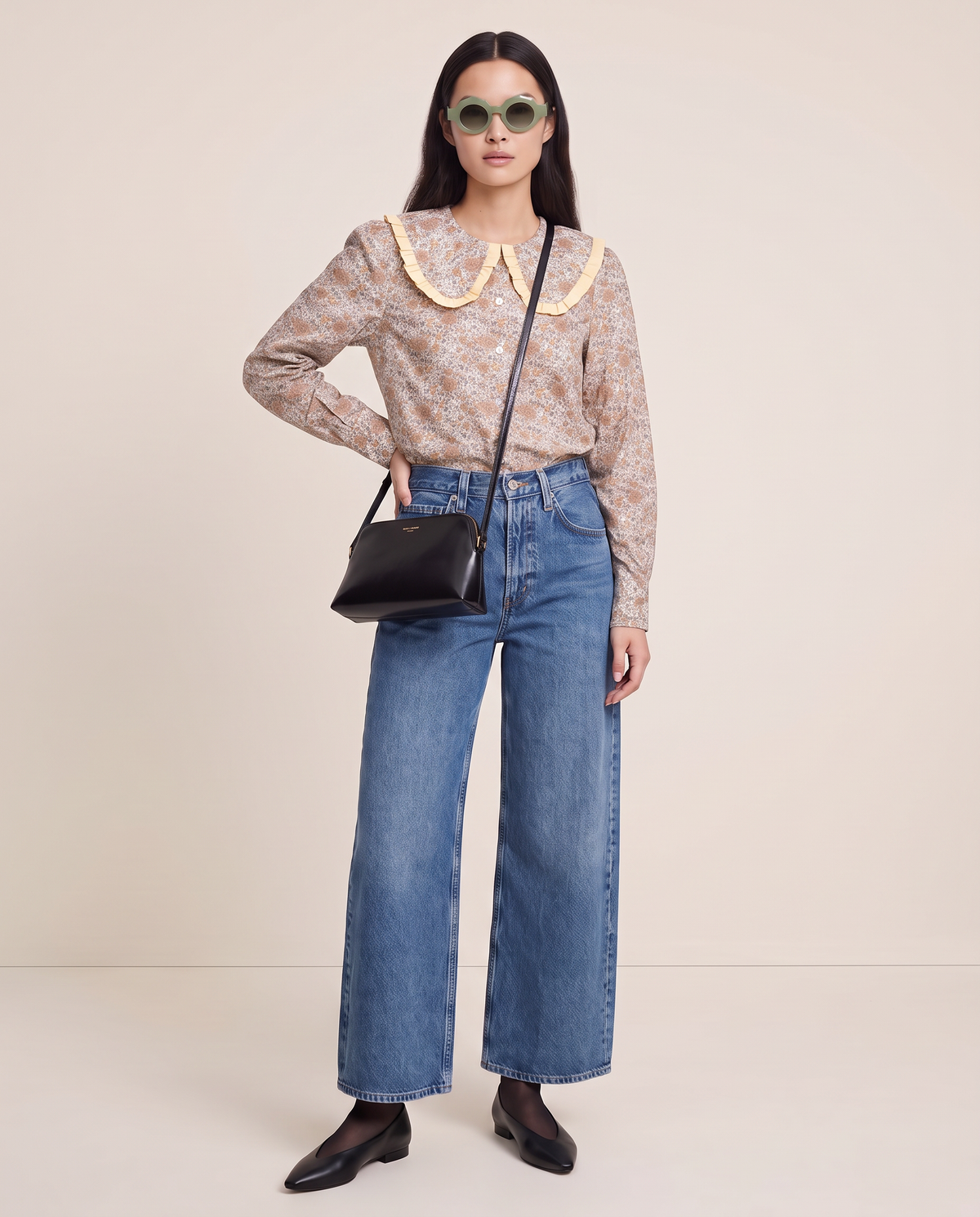 Janine Liberty Beige Shirt