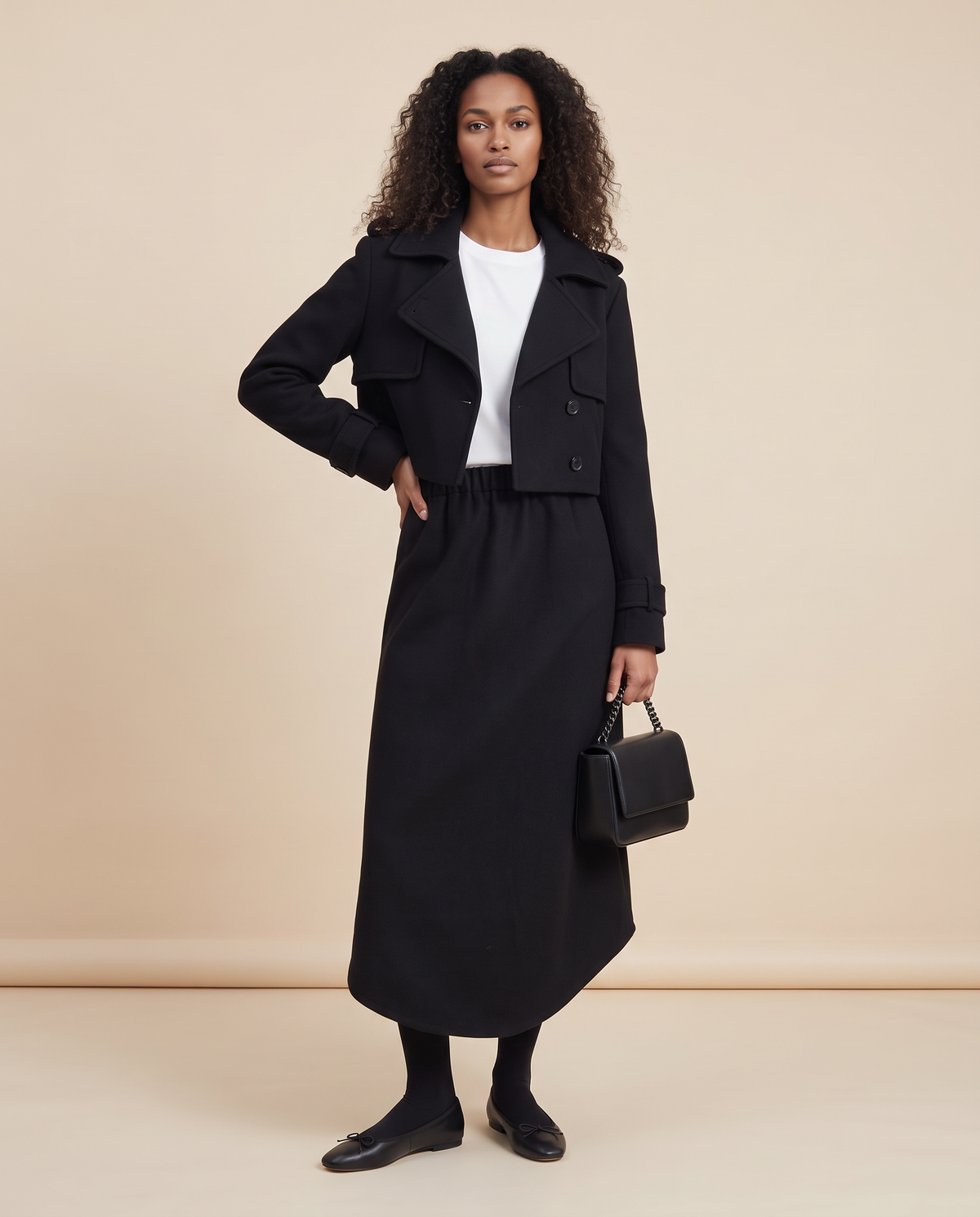 Niteroi Skirt JetBlack
