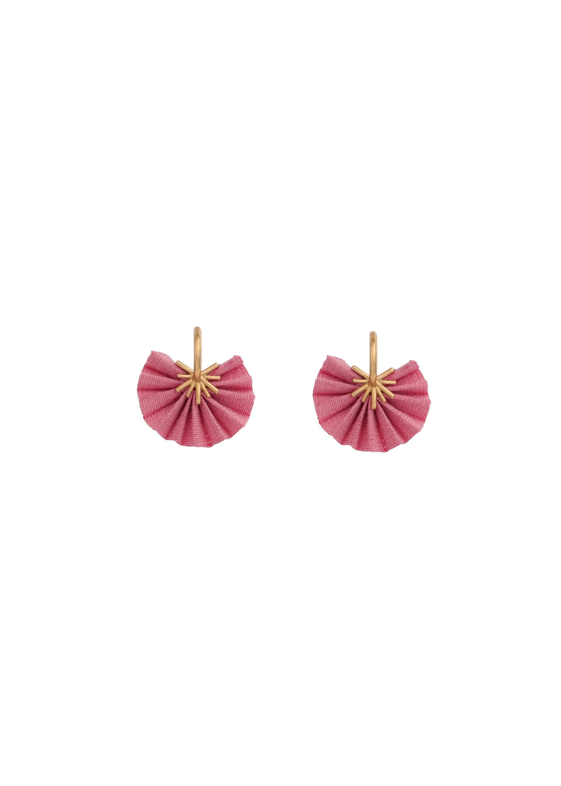 Dusty Pink Sparkle Hoops
