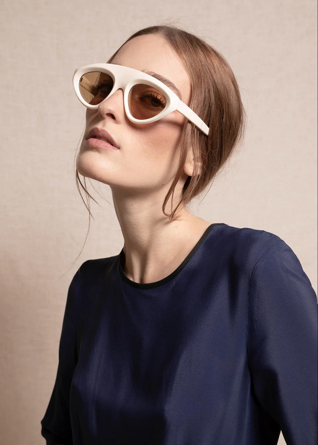 Vero Natural White Sunglasses