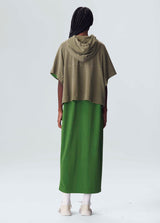 Osklen-Washed Long T-shirt Green Dress-Justbrazil