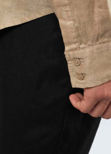 Osklen-Camisa Masc Classic Beige-Justbrazil
