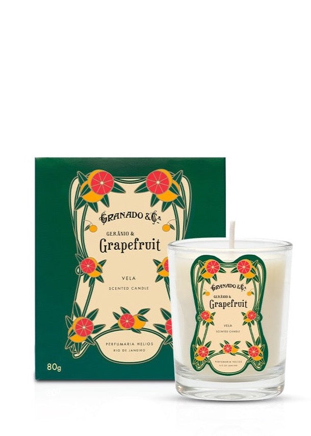Gerânio&Grapefruit Candle 80G