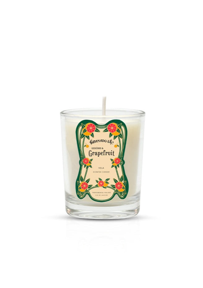 GRANADO SS22-GERÂNIO&GRAPEFRUIT CANDLE 80G-JUST BRAZIL