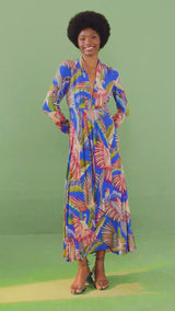 Macaw Flight Maxi Dress