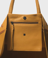 Cross Tote In Dijon Grained Leather