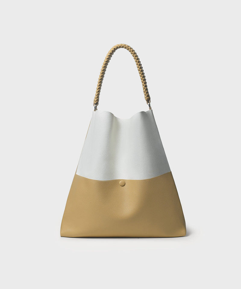 Slim Tote 23 Magnolia Grained Leather