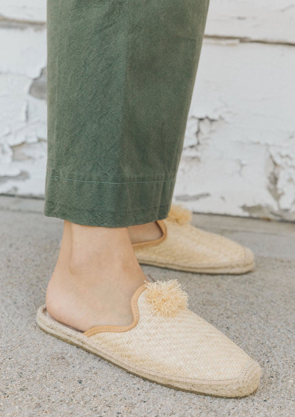RAFFIA MULE - JUSTBRAZIL