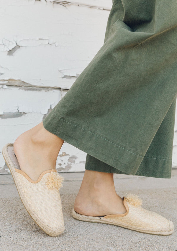 RAFFIA MULE - JUSTBRAZIL