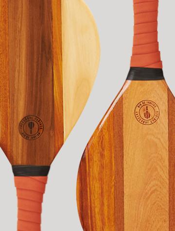 TRANCOSO BEACH BAT TERRACOTA SET - JUSTBRAZIL