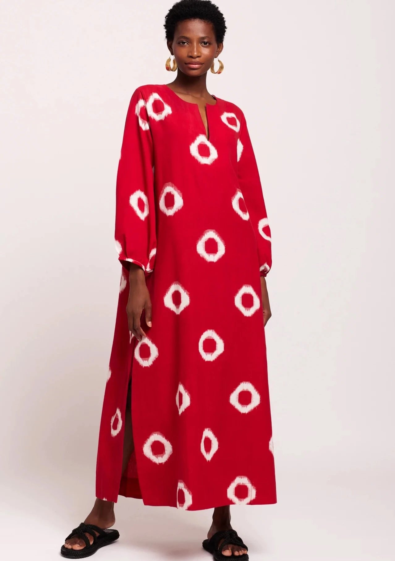 Kleed-Fennec Red Kaftan-Justbrazil