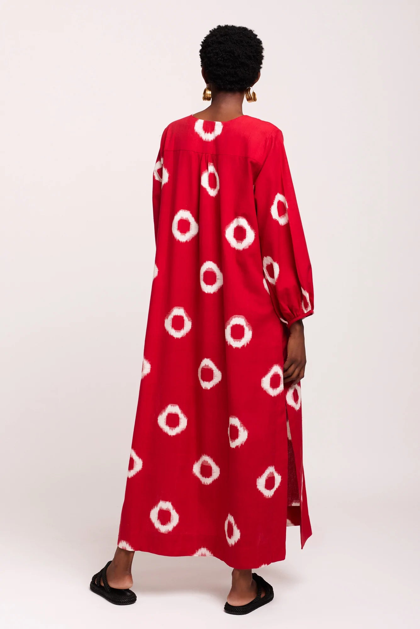 Kleed-Fennec Red Kaftan-Justbrazil