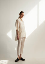 Milla-Eshara White Trousers-Justbrazil