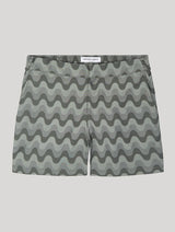 Sport Swim Shorts Jacquard Green Haze Copacabana Print