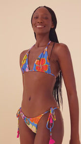 Farm Rio-Full Garden Triangle Bikini-Justbrazil