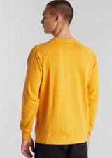 DEDICATED SS22-MALMOE GLOBE YELLOW SWEATSHIRT-JUSTRAZIL