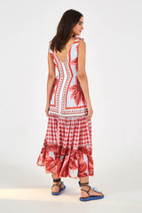 AZALEA MIX MIDI DRESS - JUSTBRAZIL
