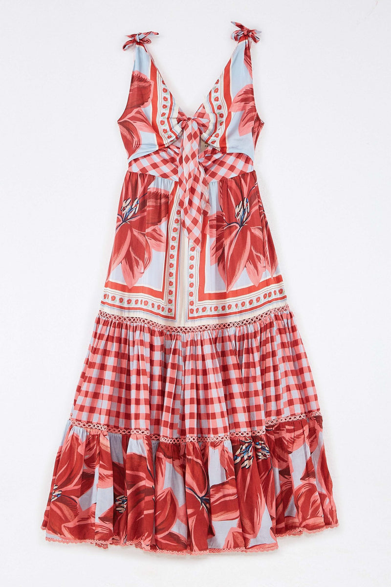 AZALEA MIX MIDI DRESS - JUSTBRAZIL