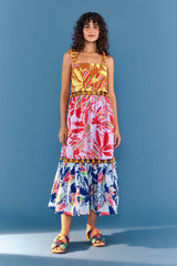 Mixed Color Birds Balls Dress