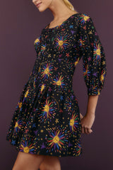 FARM EIO-DRESS-RAINBOW SUNS MINI DRESS-JUST BRAZIL