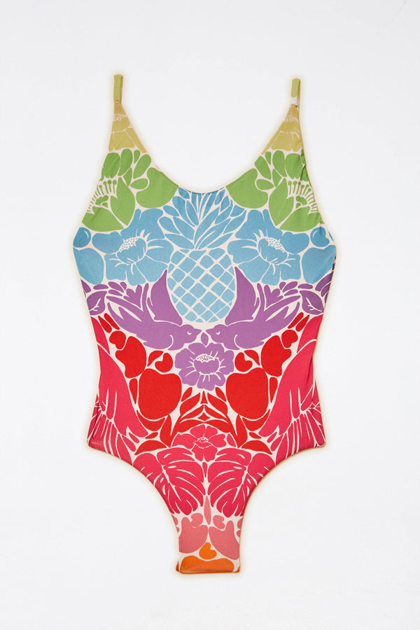 Tropical Graphic One Piece