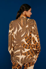 FARM RIO-BLOUSE-SAND YAWANAWA BANANA BLOUSE-JUST BRAZIL