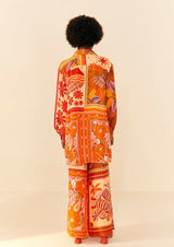 Farm Rio-Forest Mixed Scarves Chemise-Justbrazil