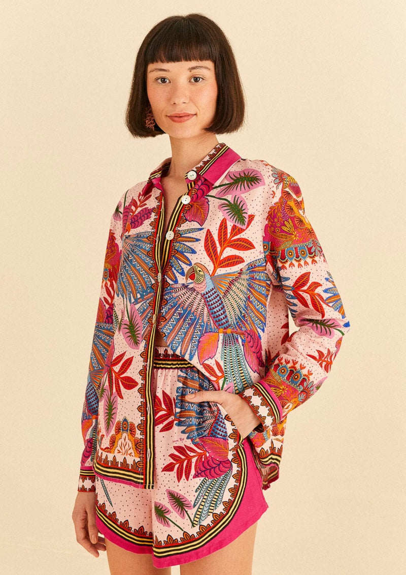 Farm Rio-Macaw Scarf Shorts-Justbrazil