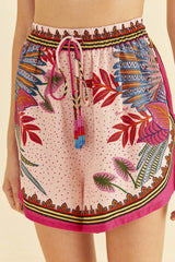 Farm Rio-Macaw Scarf Shorts-Justbrazil