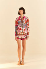 Farm Rio-Macaw Scarf Shorts-Justbrazil