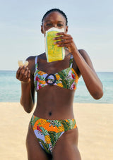 Farm Rio-Striped Bananas Bikini-Justbrazil
