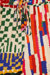 Farm Rio-Mixed Stripes Tapestry Multicolor Pants-Justbrazil