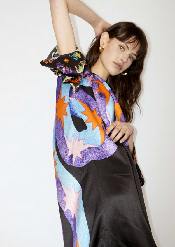 Alemais-Superhero Snake Midi Dress-Justbrazil