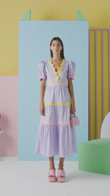 Aqua Purple Dress