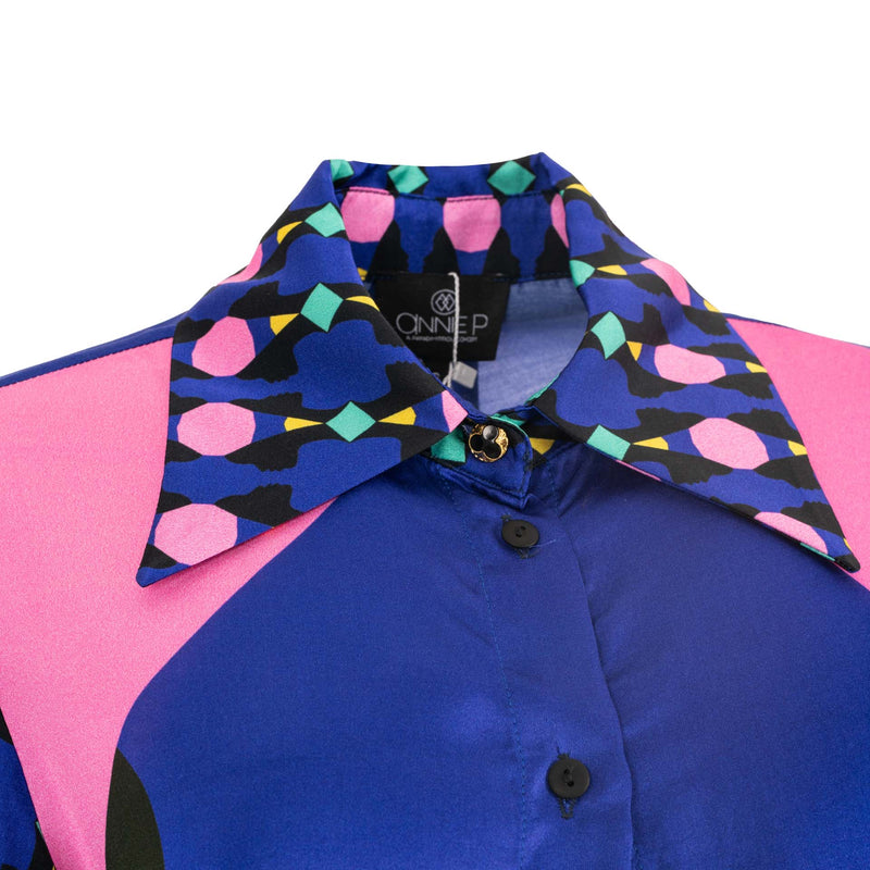 ANNIE P-SHIRT-MARTHA AFRICANA PLACEMENT SHIRT-JUST BRAZIL
