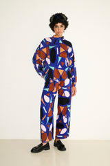 ANNIE P-PANTS-MILA AFRICA BIG BLUE PANTS-JUST BRAZIL