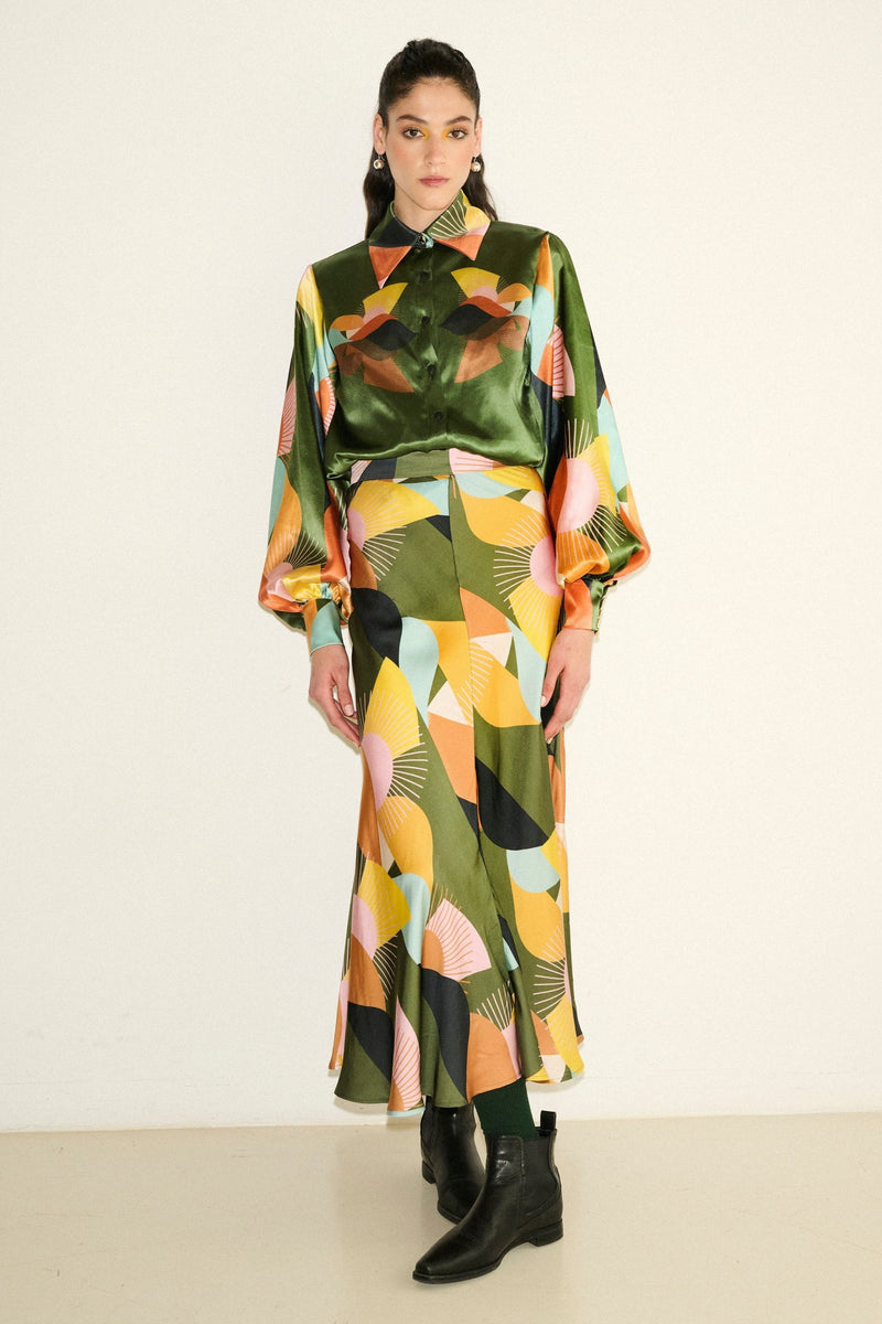 ANNIE P-SKIRT-LAURA LANDSCAPE BIG SKIRT-JUST BRAZIL