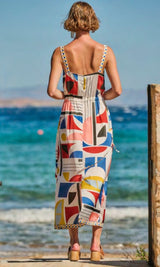 AnnieP-Elpida Bauhaus White Dress-Justbrazil