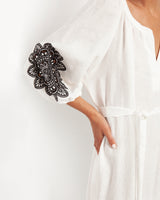 Kori-Auden White Black Dress-Justbrazil