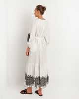 Kori-Auden White Black Dress-Justbrazil