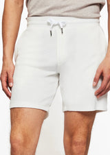 Frescobol-Augusto Terry Sweatshorts Ivory-Justbrazil