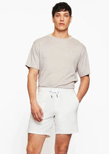 Frescobol-Augusto Terry Sweatshorts Ivory-Justbrazil