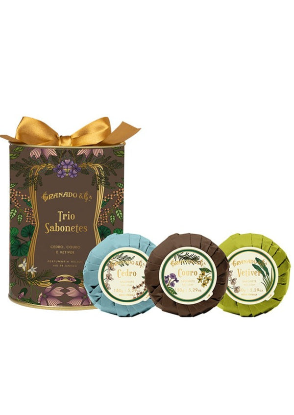 Cedro Couro Vetiver Soaps