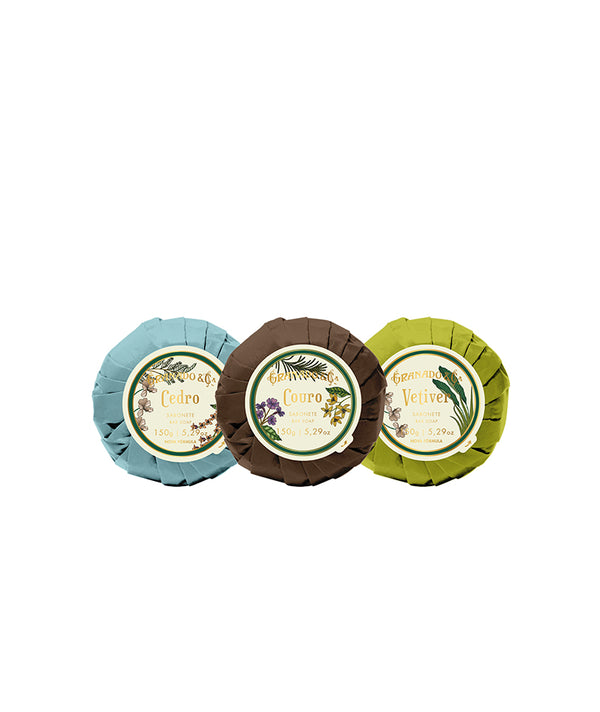 Cedro Couro Vetiver Soaps