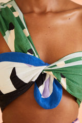 Farm Rio-Top-Brasil Bahia Scarves Multicolor Crop Top-Just Brazil