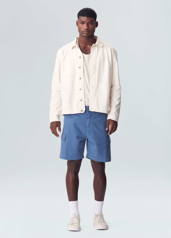 Osklen-Bermuda Cargo Cotton Linen New-Justbrazil