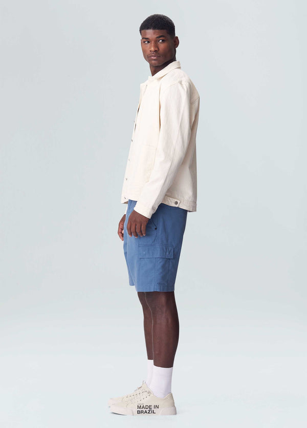 Osklen-Bermuda Cargo Cotton Linen New-Justbrazil