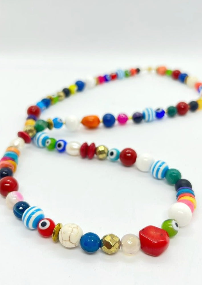 JUSTBRAZIL-NECKLACE-CANDY EYES MIX-JUST BRAZIL