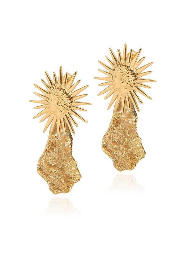 Hermina-Crimson Dawn Gold Earrings-Justbrazil