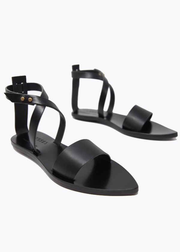 CROSSED ANKLE WIDE STRAP SANDALS ULYSSES JUST BRAZIL
